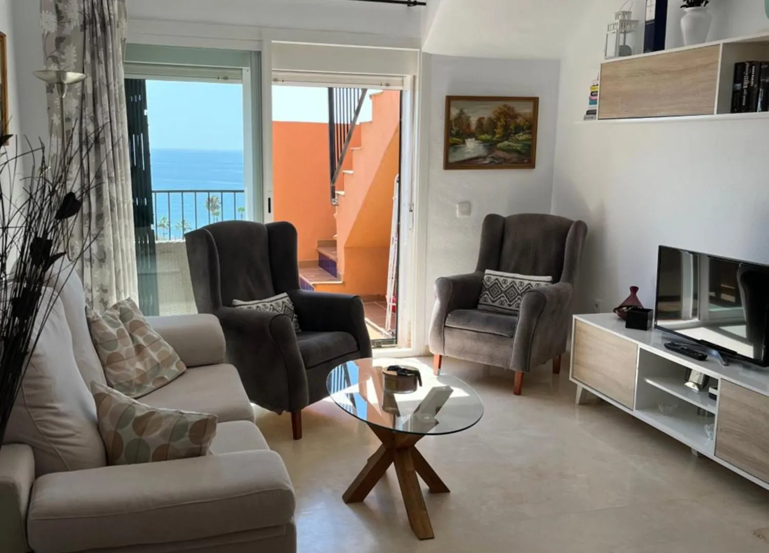 Apartment Atico Con Vistas Al Mar Y Con Piscina Frente A Castillo Sohail Fuengirola Spain